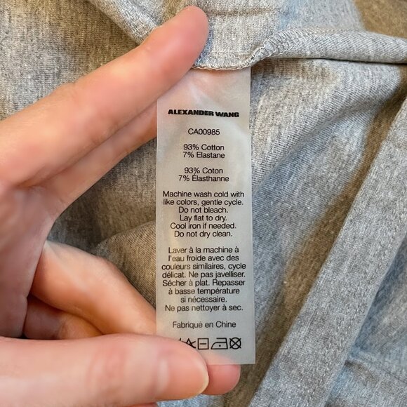 T By Alexander Wang Tank Dress with Shoulder Twist and Keyhole, Like New - Picture 3 of 5